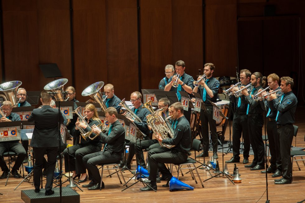 Zwei Schweizer Bands am holländischen "Open Brass" Schweizer